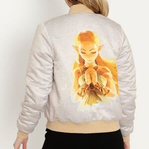 Blackmilk The Legend Of Zelda Breath Of The Wild Bomber Jacket NWT L